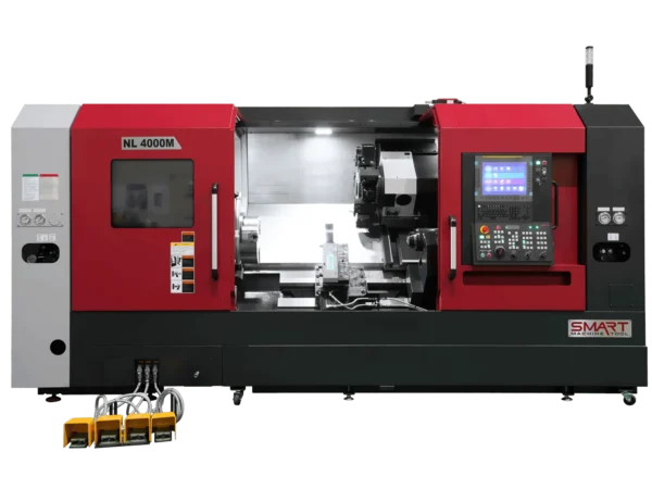 Токарний верстат SMART Machine Tool NL 4000M з відкритими дверцятами